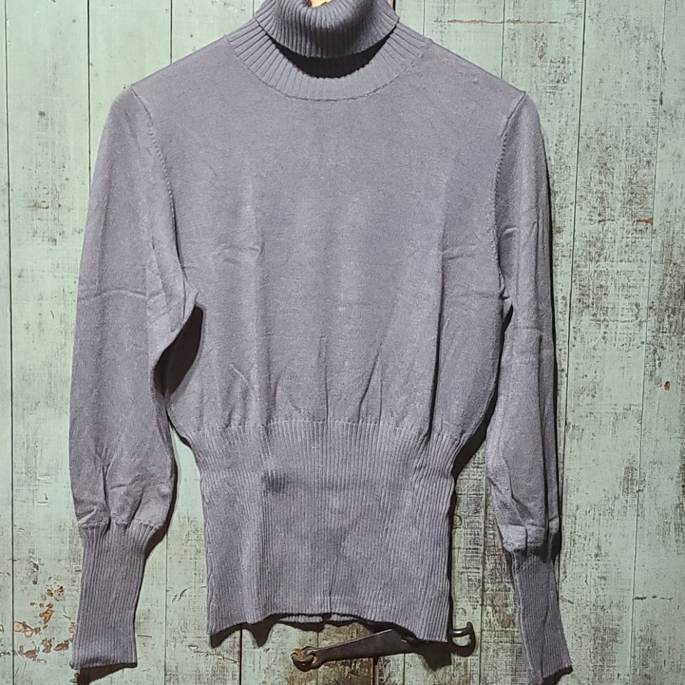 Wisper Knit Taupe Turtleneck